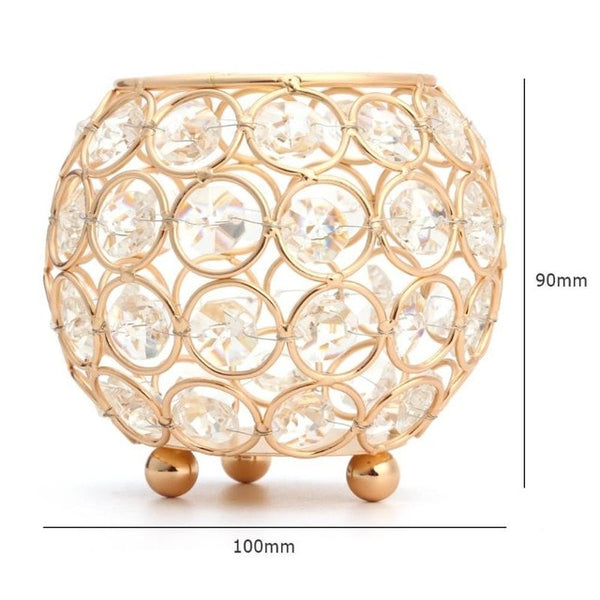 Crystal Makeup Organizer Metal Storage Box European style Eyebrow Pencil Lipstick Holder Makeup Brush Holder Cosmetic Organizer