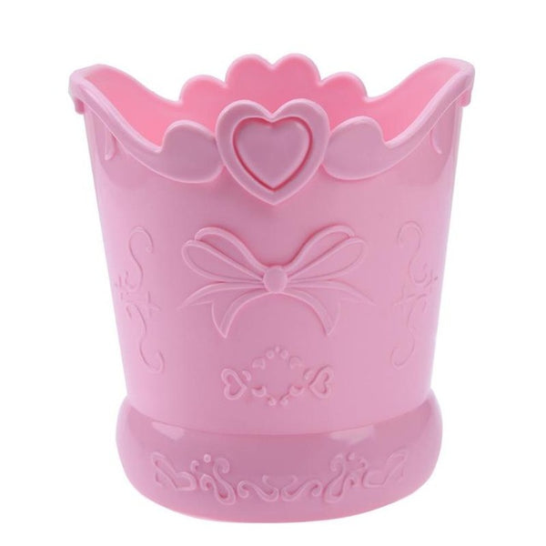Crystal Makeup Organizer Metal Storage Box European style Eyebrow Pencil Lipstick Holder Makeup Brush Holder Cosmetic Organizer