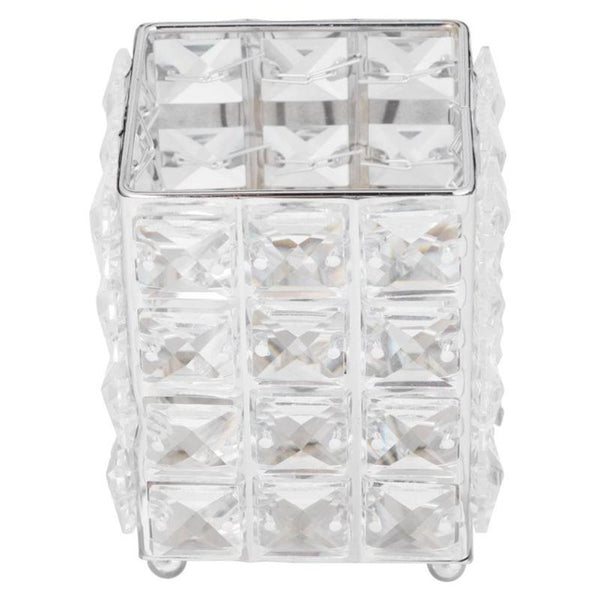 Crystal Makeup Organizer Metal Storage Box European style Eyebrow Pencil Lipstick Holder Makeup Brush Holder Cosmetic Organizer