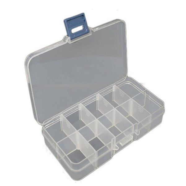 Multiple Grid Acrylic transparent Makeup Organizer Storage Box Drill polish lipstick Nail organizer Cosmetic Jewelry Box Holder