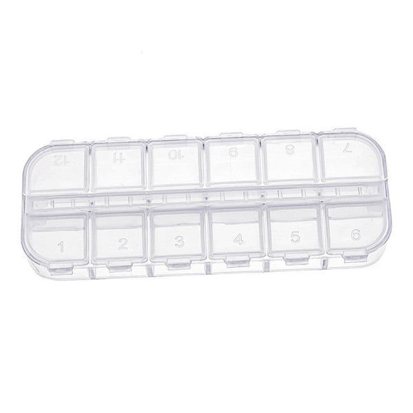 Multiple Grid Acrylic transparent Makeup Organizer Storage Box Drill polish lipstick Nail organizer Cosmetic Jewelry Box Holder
