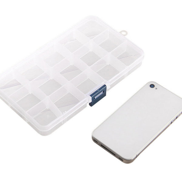 Multiple Grid Acrylic transparent Makeup Organizer Storage Box Drill polish lipstick Nail organizer Cosmetic Jewelry Box Holder