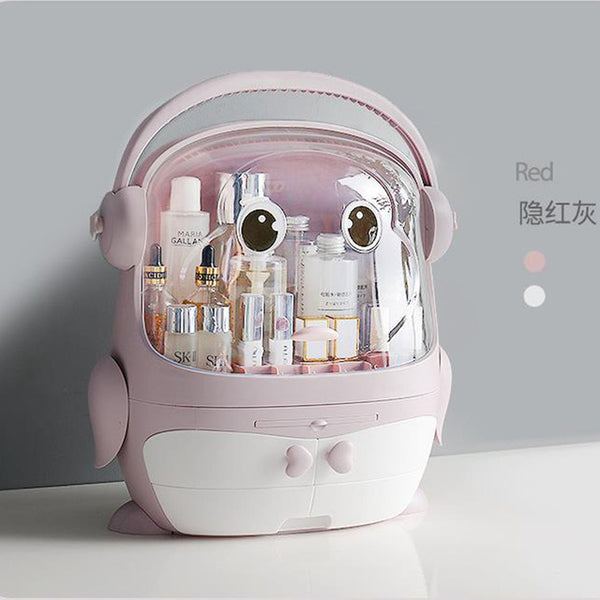 USB Rechargeable Makeup Organizer case Cosmetic Storage Box  Jewelry Container Dust proof - 15114