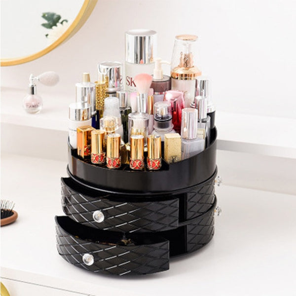USB Rechargeable Makeup Organizer case Cosmetic Storage Box  Jewelry Container Dust proof - 15114