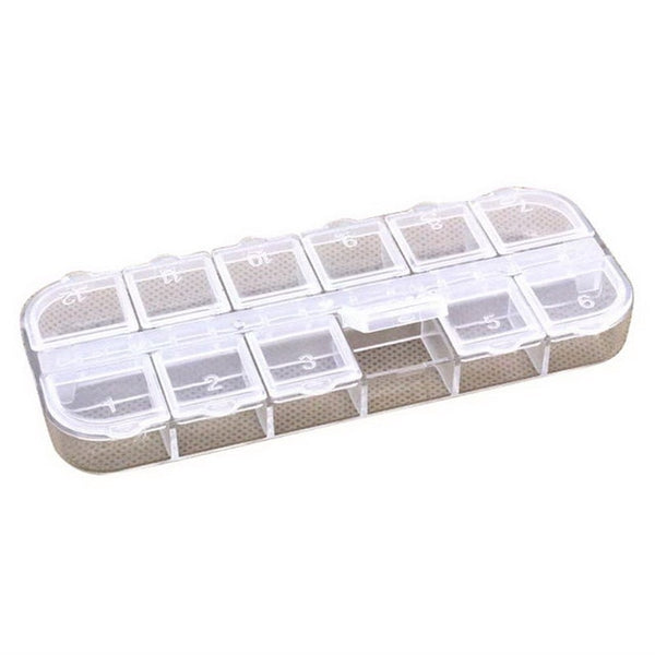 Transparent 24 Grids Acrylic Makeup Organizer Lipstick Holder Display Rack Case Cosmetic Nail Polish Make Up Organiser Tool