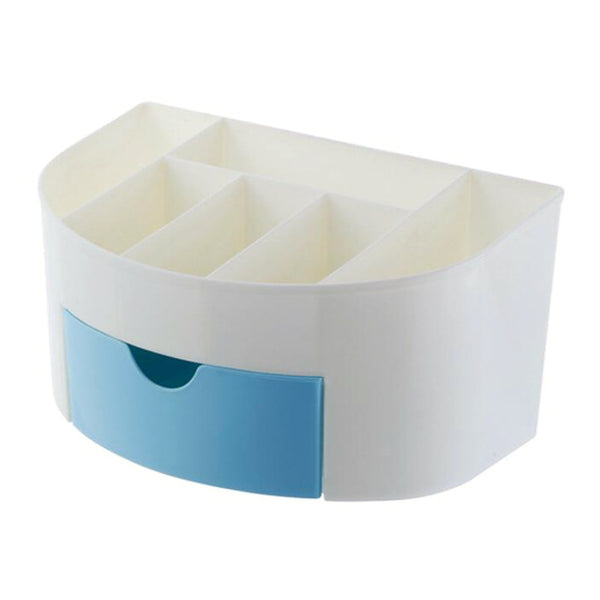 YiCleaner Makeup-organizer Plastic Cosmetics Box Large Makeup Holder Nail-Polish Organizer Swabs-Holder Bathroom storage box