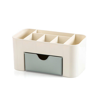 YiCleaner Makeup-organizer Plastic Cosmetics Box Large Makeup Holder Nail-Polish Organizer Swabs-Holder Bathroom storage box