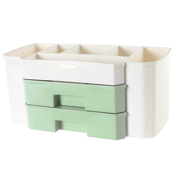 YiCleaner Makeup-organizer Plastic Cosmetics Box Large Makeup Holder Nail-Polish Organizer Swabs-Holder Bathroom storage box