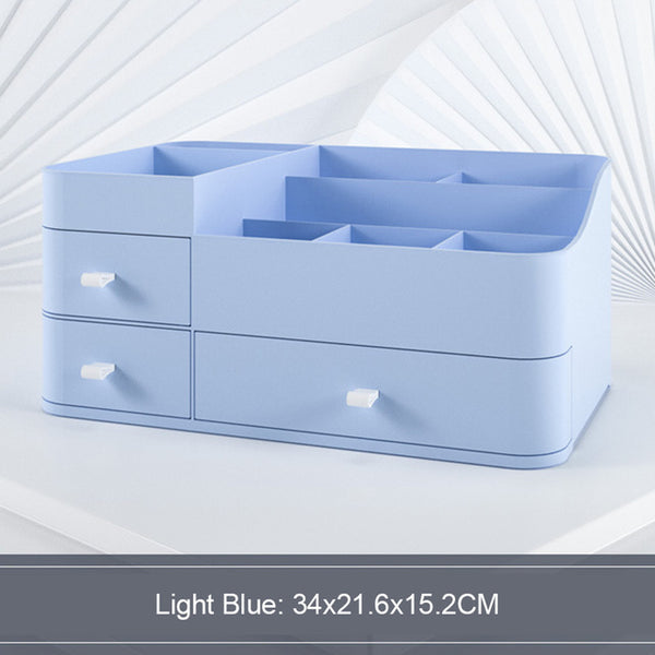 Large Capacity Drawer Make Up Organizer Bathroom Makeup Storage Box Women Skin Care Dressing Table Cosmetic Lipstick Beauty Case