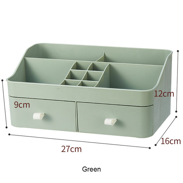 Large Capacity Drawer Make Up Organizer Bathroom Makeup Storage Box Women Skin Care Dressing Table Cosmetic Lipstick Beauty Case
