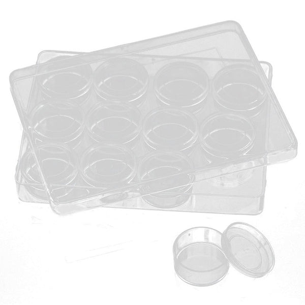 Multiple Grid Acrylic transparent Makeup Organizer Storage Box Drill polish lipstick Nail organizer Cosmetic Jewelry Box Holder
