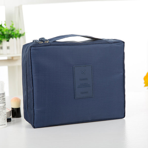 fashion Travel Nylon beauty makeup bags water-proof cosmetics bags bathroom organizer of Women portable bath hook washing up bag