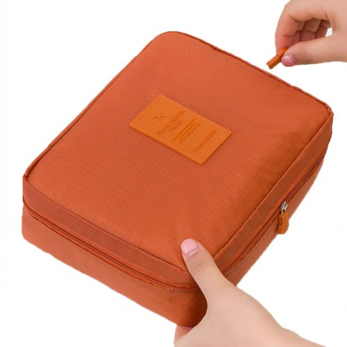 fashion Travel Nylon beauty makeup bags water-proof cosmetics bags bathroom organizer of Women portable bath hook washing up bag