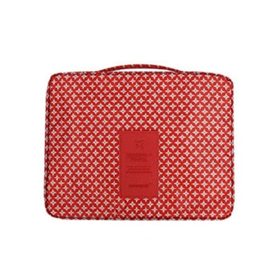 fashion Travel Nylon beauty makeup bags water-proof cosmetics bags bathroom organizer of Women portable bath hook washing up bag