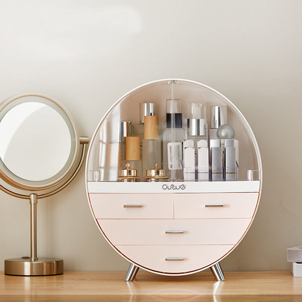 Home Fashion Waterproof Drawer Makeup Storage Box  Brush Lipstick Holder Desktop Acrylic Jewelry Cosmetic Skin Care Organizer