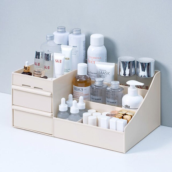 Makeup Organizer for Cosmetic Cosmetic Storage Box Organizer Desktop Jewelry Nail Polish Makeup Drawer Container Large Capacity