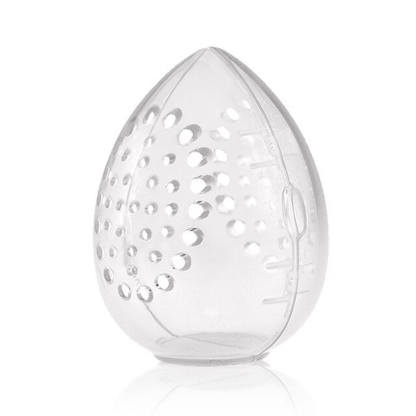 1 Pc Beauty Cosmetic Sponge Storage Box Makeup Powder Puff Empty Egg-shaped Frame Transparent Puff Dry Case Make Up Organizer