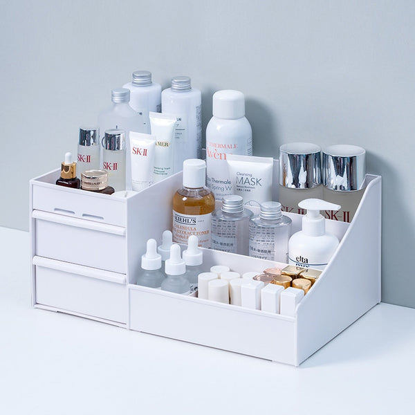 Makeup Organizer for Cosmetic Cosmetic Storage Box Organizer Desktop Jewelry Nail Polish Makeup Drawer Container Large Capacity