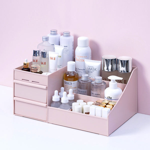 Makeup Organizer for Cosmetic Cosmetic Storage Box Organizer Desktop Jewelry Nail Polish Makeup Drawer Container Large Capacity